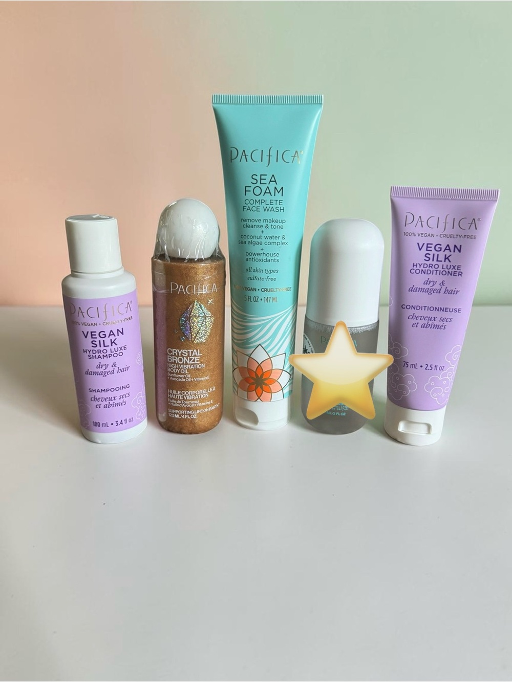 Pacifica Beauty skincare and haircare Bundle